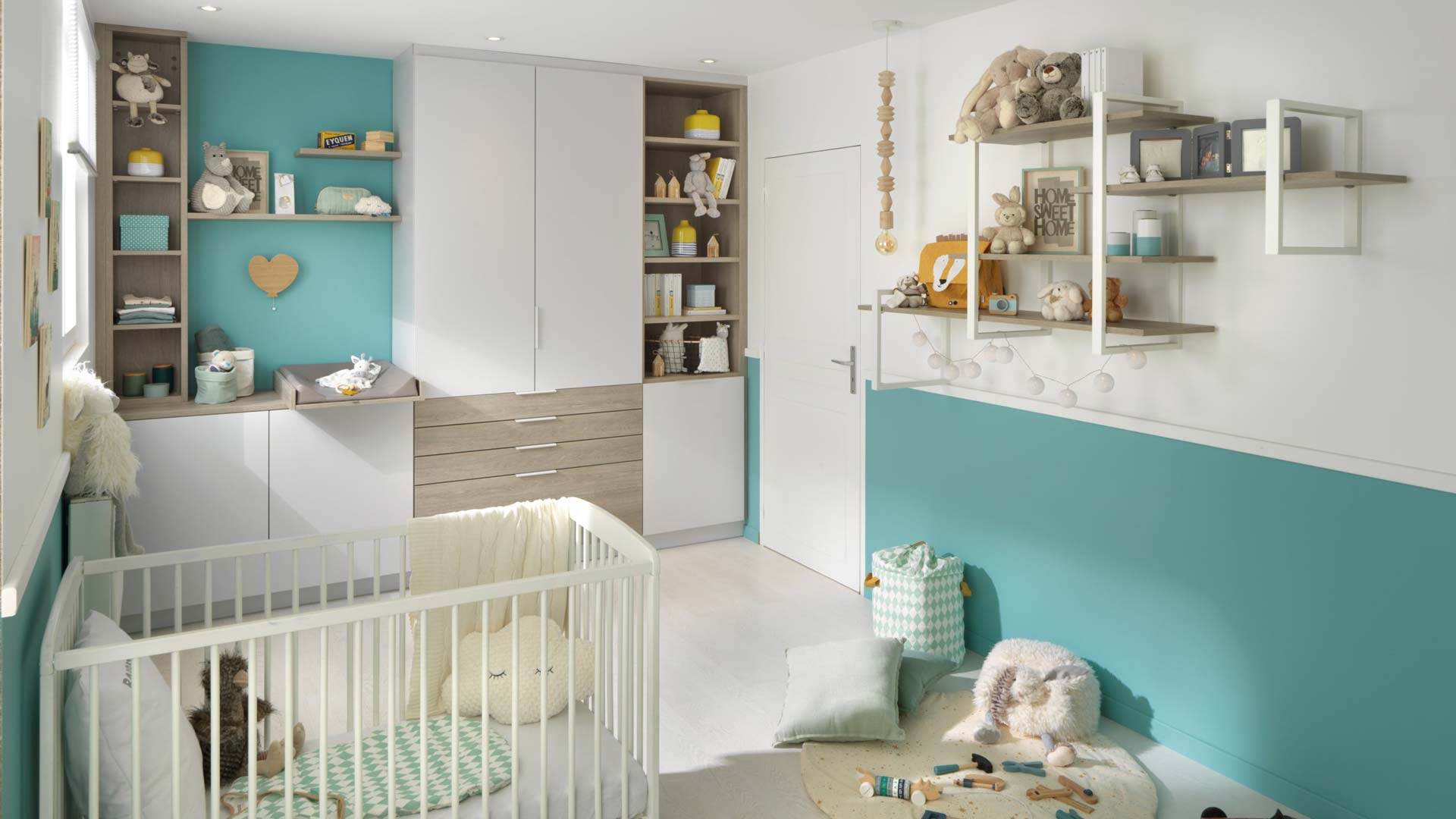 Mobilier Bébé Soldes -Mobilier Bébé Soldes SCH RANGEMENT CHAMBRE ARCOS ICELAND CELEST EVEREST R09 A3 opt