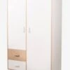 Armoire 2 Portes + 2 Tiroirs LIGNE HOPLA Blanc - Vertbaudet -Mobilier Bébé Soldes armoire 2 portes 2 tiroirs ligne hopla