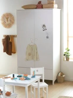 Armoire 2 Portes LIGNE SIRIUS Blanc - Vertbaudet -Mobilier Bébé Soldes armoire 2 portes ligne sirius 3