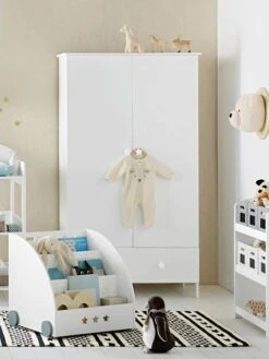Armoire 2 Portes LIGNE SIRIUS Blanc - Vertbaudet -Mobilier Bébé Soldes armoire 2 portes ligne sirius 4