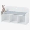 Banquette LIGNE SIRIUS Blanc/gris - Vertbaudet -Mobilier Bébé Soldes banquette ligne sirius