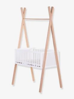 Berceau Tipi évolutif CHILDHOME Naturel/blanc - Childhome -Mobilier Bébé Soldes berceau tipi evolutif childhome 4