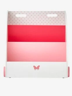 Bibliothèque à Roulettes ENVOLEE Blanc - Vertbaudet -Mobilier Bébé Soldes bibliotheque a roulettes envolee 3