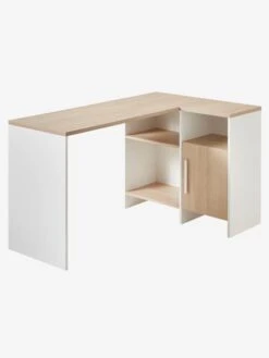 Bureau D'angle Liverpool Blanc - Vertbaudet -Mobilier Bébé Soldes bureau dangle liverpool 2