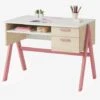 Bureau Enfant Coloriage Rose - Vertbaudet -Mobilier Bébé Soldes bureau enfant coloriage