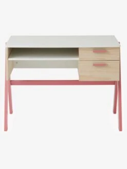Bureau Enfant Coloriage Rose - Vertbaudet -Mobilier Bébé Soldes bureau enfant coloriage 3