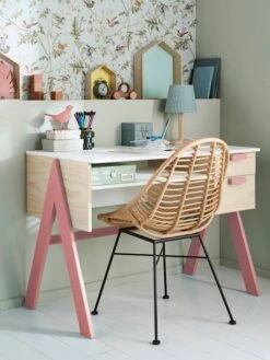 Bureau Enfant Coloriage Rose - Vertbaudet -Mobilier Bébé Soldes bureau enfant coloriage 4