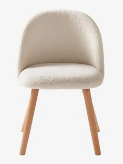 Chaise Fausse Fourrure Enfant Ivoire - Vertbaudet -Mobilier Bébé Soldes chaise fausse fourrure enfant 2