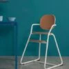 Chaise Haute Design Tibu CHARLIE CRANE Gris/blanc/bois - Charlie Crane -Mobilier Bébé Soldes chaise haute design tibu charlie crane