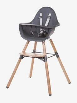 Chaise Haute Evolu 2 + Arceau CHILDHOME Naturel Blanc - Childhome -Mobilier Bébé Soldes chaise haute evolu 2 arceau childhome 10
