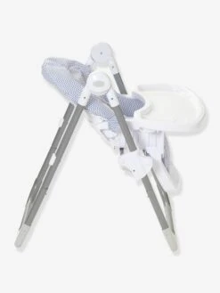 Chaise Haute EvoluSeat Chevrons Bleu - Vertbaudet -Mobilier Bébé Soldes chaise haute evoluseat 2