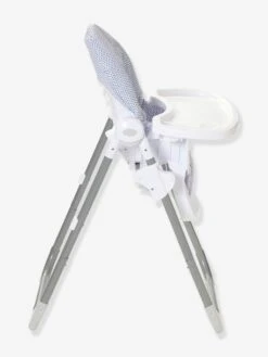 Chaise Haute EvoluSeat Chevrons Bleu - Vertbaudet -Mobilier Bébé Soldes chaise haute evoluseat 3