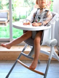 Chaise Haute évolutive BEABA Up & Down Gris - Beaba -Mobilier Bébé Soldes chaise haute evolutive beaba up down 2