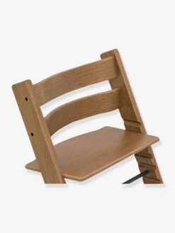 Chaise Haute Tripp Trapp® STOKKE En Chêne Teinté Chêne Foncé - Stokke -Mobilier Bébé Soldes chaise haute tripp trapp stokke en chene 4