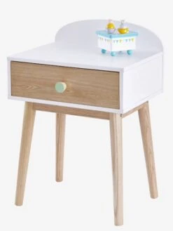 Chevet Avec Poignées Personnalisables LIGNE CONFETTI Blanc - Vertbaudet -Mobilier Bébé Soldes chevet avec poignees personnalisables ligne confetti 2