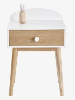 Chevet Avec Poignées Personnalisables LIGNE CONFETTI Blanc - Vertbaudet -Mobilier Bébé Soldes chevet avec poignees personnalisables ligne confetti 3