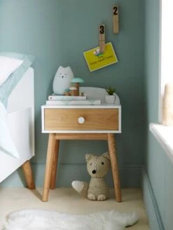 Chevet Avec Poignées Personnalisables LIGNE CONFETTI Blanc - Vertbaudet -Mobilier Bébé Soldes chevet avec poignees personnalisables ligne confetti 5