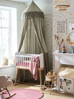 Ciel De Lit à Franges GRENIER Vert - Vertbaudet -Mobilier Bébé Soldes ciel de lit a franges grenier 2