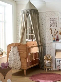 Ciel De Lit à Franges GRENIER Vert - Vertbaudet -Mobilier Bébé Soldes ciel de lit a franges grenier 3