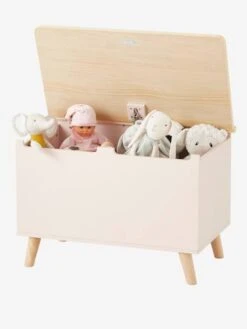 Coffre De Rangement Bunny Rose Clair/bois - Vertbaudet 8 Coffre De Rangement Bunny Rose Clair/bois - Vertbaudet -Mobilier Bébé Soldes coffre de rangement bunny 1