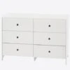 Commode 6 Tiroirs LIGNE SIRIUS Blanc Clair Uni - Vertbaudet -Mobilier Bébé Soldes commode 6 tiroirs ligne sirius