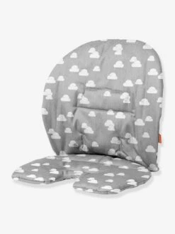 Coussin D’assise Pour Chaise Haute Steps STOKKE Gris/nuages - Stokke -Mobilier Bébé Soldes coussin dassise pour chaise haute steps stokke 2