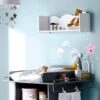 Etagère Murale LIGNE NUAGE Blanc - Vertbaudet -Mobilier Bébé Soldes etagere murale ligne nuage