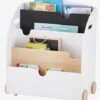 Etagère Pour Livres à Roulettes LIGNE SCHOOL Rose - Vertbaudet -Mobilier Bébé Soldes etagere pour livres a roulettes ligne school