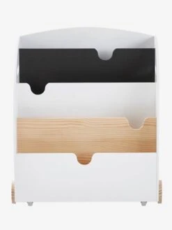 Etagère Pour Livres à Roulettes LIGNE SCHOOL Rose - Vertbaudet -Mobilier Bébé Soldes etagere pour livres a roulettes ligne school 2