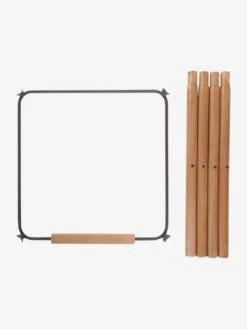 Kit De Pieds Longs Pour Chaise Haute Evolu + Repose-pieds CHILDHOME Naturel Anthracite - Childhome -Mobilier Bébé Soldes kit de pieds longs pour chaise haute evolu repose pieds childhome 3