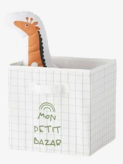 Les 3 Bacs De Rangement Tanzanie Tilleul Foncé Imprimé - Vertbaudet -Mobilier Bébé Soldes les 3 bacs de rangement tanzanie 2