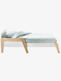 Lit Enfant évolutif 3 Tailles LIGNE RETRO Blanc Mate - Vertbaudet -Mobilier Bébé Soldes lit enfant evolutif 3 tailles ligne retro 3