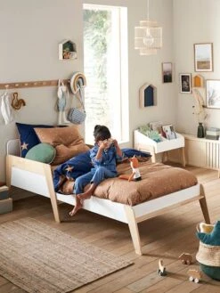 Lit Enfant évolutif 3 Tailles LIGNE RETRO Blanc Mate - Vertbaudet -Mobilier Bébé Soldes lit enfant evolutif 3 tailles ligne retro 4