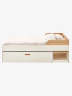 Lit Enfant Multi Rangements HAPPY Blanc - Vertbaudet -Mobilier Bébé Soldes lit enfant multi rangements happy 4