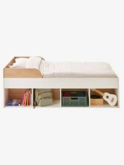 Lit Enfant Multi Rangements HAPPY Blanc - Vertbaudet -Mobilier Bébé Soldes lit enfant multi rangements happy 5