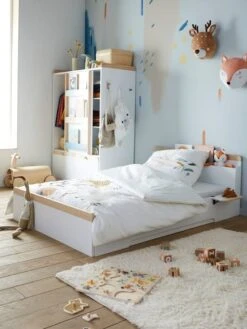 Lit évolutif Enfant LIGNE ABC Blanc - Bois - Vertbaudet -Mobilier Bébé Soldes lit evolutif enfant ligne abc 5