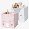 Lot De 2 Bacs De Rangement Magic Licorne Rose + Blanc - Vertbaudet -Mobilier Bébé Soldes lot de 2 bacs de rangement magic licorne