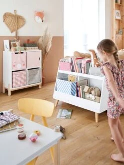 Lot De 2 Bacs De Rangement Magic Licorne Rose + Blanc - Vertbaudet -Mobilier Bébé Soldes lot de 2 bacs de rangement magic licorne 4