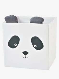 Lot De 2 Bacs En Tissu Panda Koala Beige - Vertbaudet -Mobilier Bébé Soldes lot de 2 bacs en tissu panda koala 2