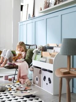 Lot De 2 Bacs En Tissu Panda Koala Beige - Vertbaudet -Mobilier Bébé Soldes lot de 2 bacs en tissu panda koala 4