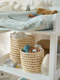Mobilier Bébé Soldes 32 Lot De 2 Paniers Feuilles De Maïs Naturel - Vertbaudet