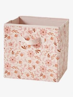 Lot De 3 Bacs De Rangement FLEURETTES Rose - Vertbaudet -Mobilier Bébé Soldes lot de 3 bacs de rangement fleurettes 2