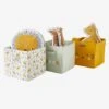 Lot De 3 Bacs De Rangement Hanoï Blanc - Vertbaudet -Mobilier Bébé Soldes lot de 3 bacs de rangement hanoi