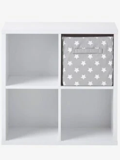 Meuble De Rangement 4 Cases Blanc - Vertbaudet -Mobilier Bébé Soldes meuble de rangement 4 cases 3