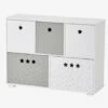 Meuble De Rangement 5 Bacs LIGNE SIRIUS Blanc/gris - Vertbaudet 1 Meuble De Rangement 5 Bacs LIGNE SIRIUS Blanc/gris - Vertbaudet -Mobilier Bébé Soldes meuble de rangement 5 bacs ligne sirius