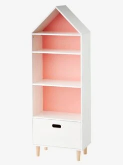 Meuble De Rangement "maison" 5 Cases Blanc - Vertbaudet -Mobilier Bébé Soldes meuble de rangement maison 5 cases 2