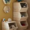 Meuble Vertical 3 Bacs Toys Bois - Vertbaudet -Mobilier Bébé Soldes meuble vertical 3 bacs toys 1