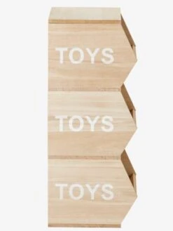 Meuble Vertical 3 Bacs Toys Bois - Vertbaudet -Mobilier Bébé Soldes meuble vertical 3 bacs toys 2