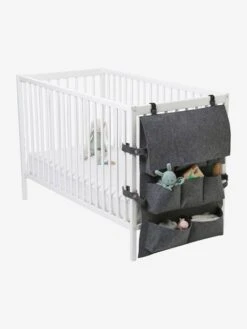 Organisateur à Suspendre Vertbaudet Pour Lit De Bébé Gris Chiné - Vertbaudet -Mobilier Bébé Soldes organisateur a suspendre vertbaudet pour lit de bebe 1