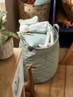 Panier Matelassé Guimauve Jaune Moutarde - Vertbaudet -Mobilier Bébé Soldes panier matelasse guimauve 4